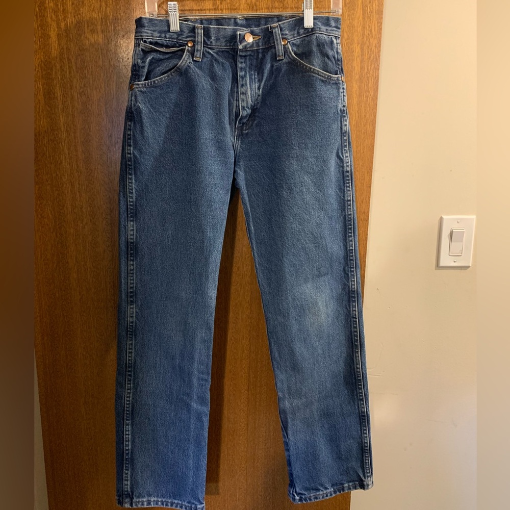 Wrangler 30x30 straight blue jeans